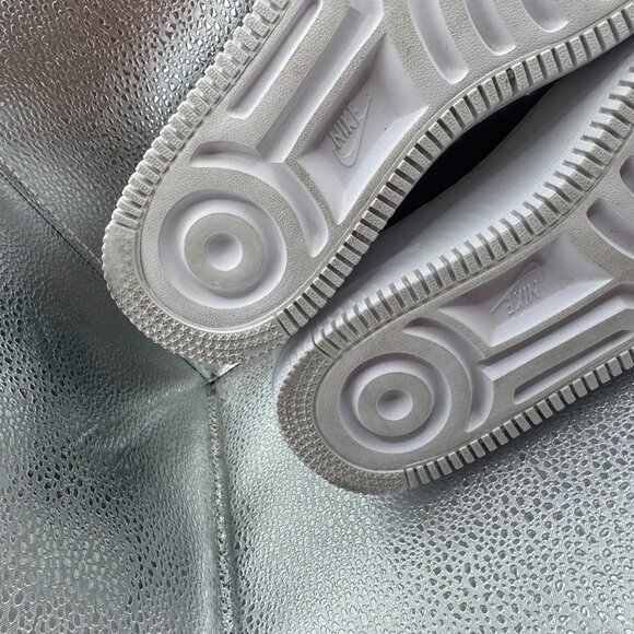 Size 7 Nike Af1 Sage Low Air Force Womens Black White Platform Shoes AR5339-002 - Picture 10 of 10